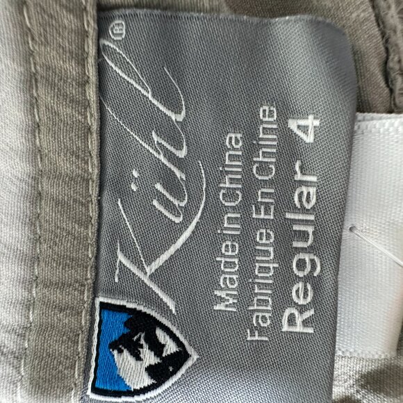 Kuhl Womens Convertibile Zip Off Hiking Pants Size 4 Regular Beige Outdoor Sport - Picture 10 of 16